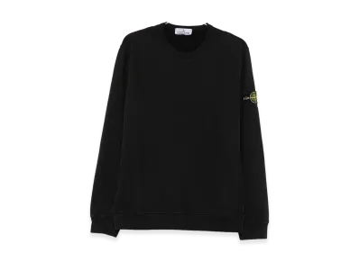 Stone Island Crewneck Sweatshirt with Logo "Black"