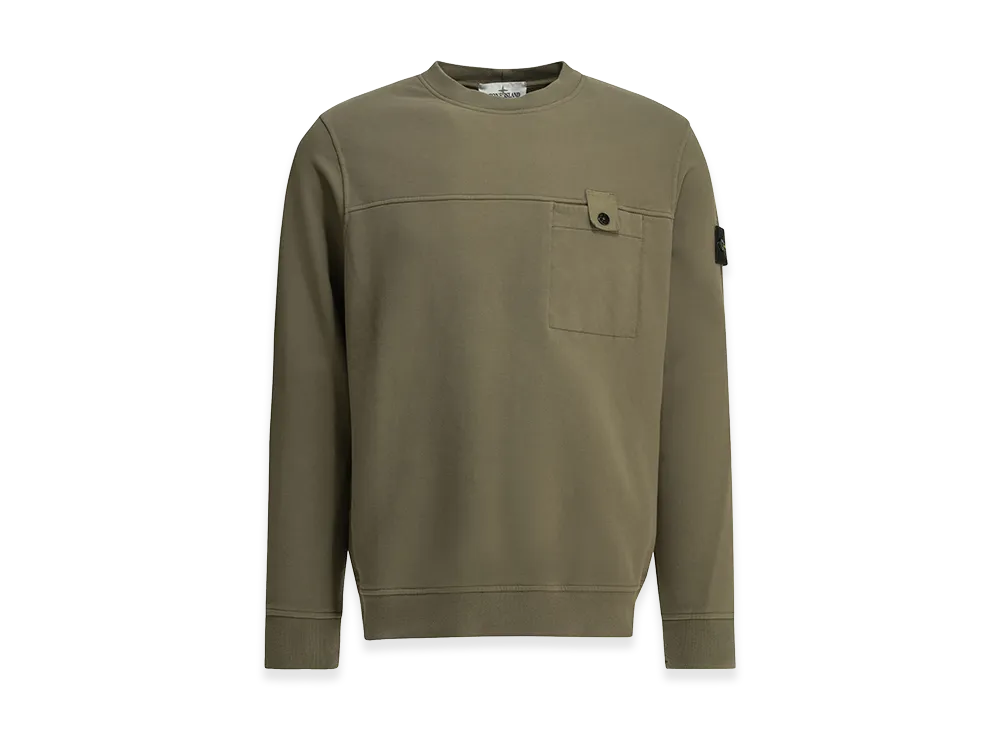 Stone Island Crewneck Sweatshirt with Logo "Green"