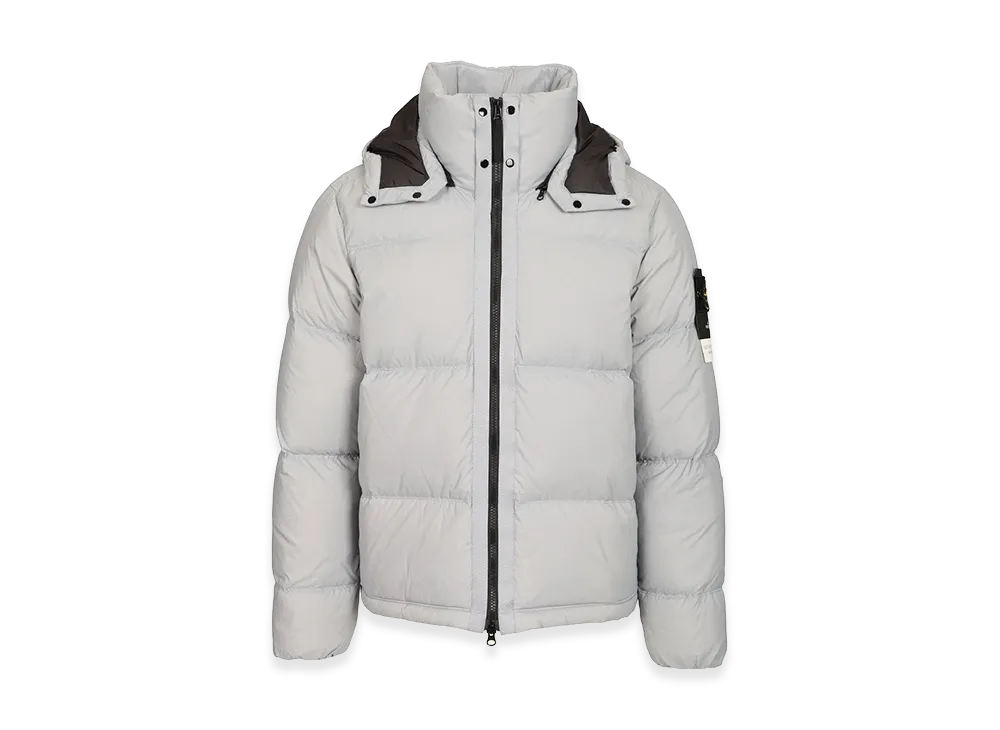 Stone Island Down Jacket in 66 Ripstop Nylon Cordura "Gray"