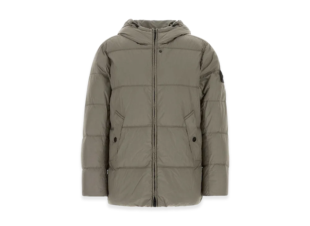 Stone Island Nylon Down Jacket "Gray"