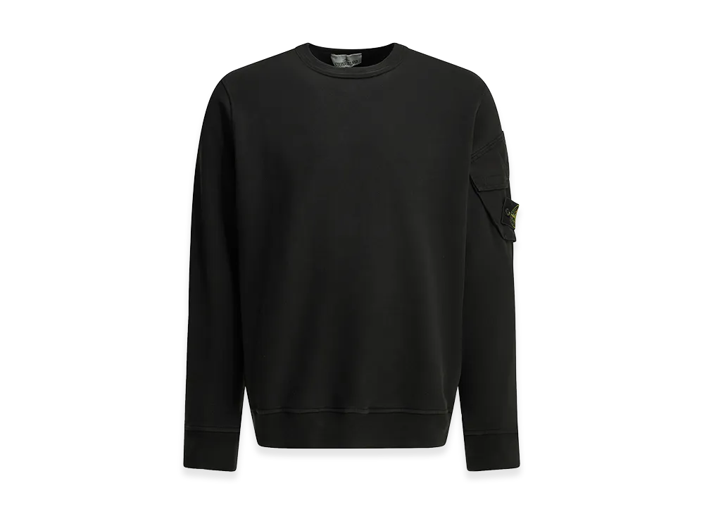 Stone Island Cotton Sweatshirt "Black"