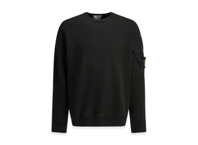 Stone Island Cotton Sweatshirt "Black"