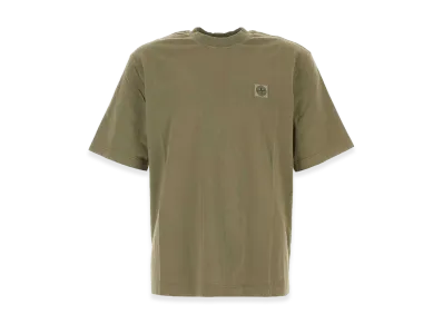 Stone Island Cotton T-Shirt "Olive Green"