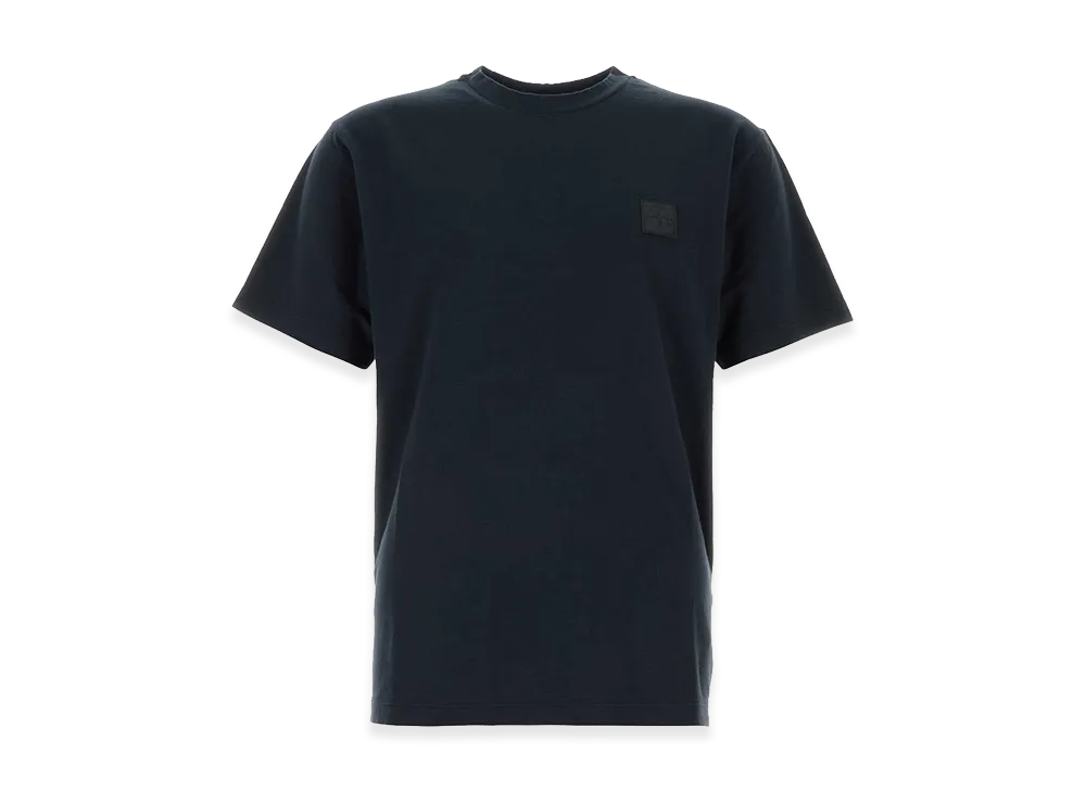 Stone Island Cotton T-Shirt "Midnight Blue"