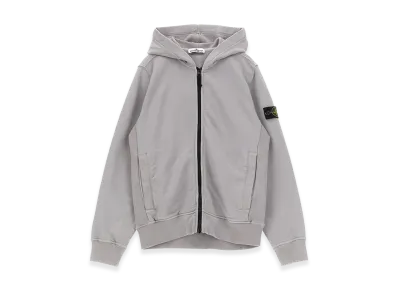 Stone Island Kids badge Logo Hoodie "Gray"