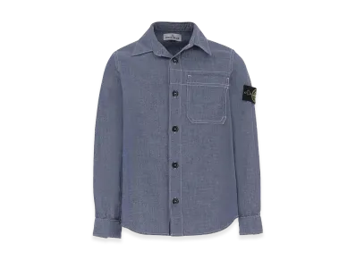Stone Island Shirt with Application "Blue"