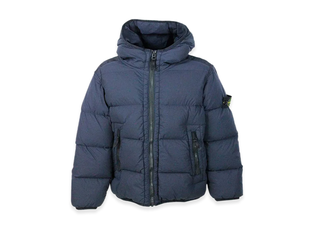 Stone Island Tech Fabric Coat "Blue"