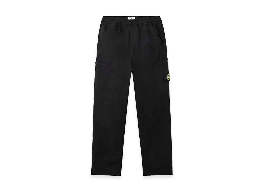 Stone Island Trousers with Logo "Black"
