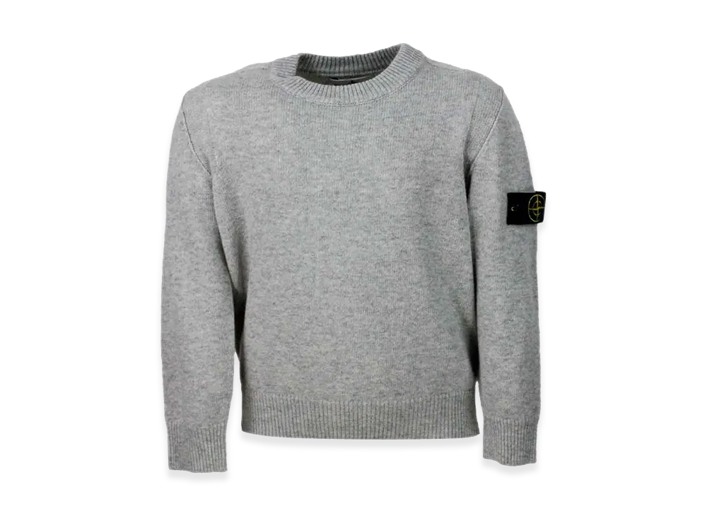 Stone Island Wool Blend Crewneck "Gray"