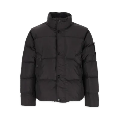 Stone Island Short Down Jacket "Black"
