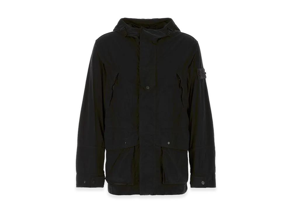 Stone Island badge Ghost Jacket "Black"