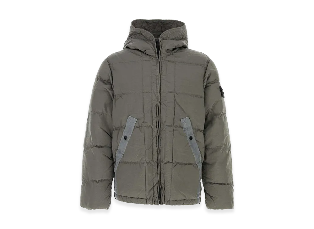 Stone Island Nylon Metal Short Down Jacket "Gray"