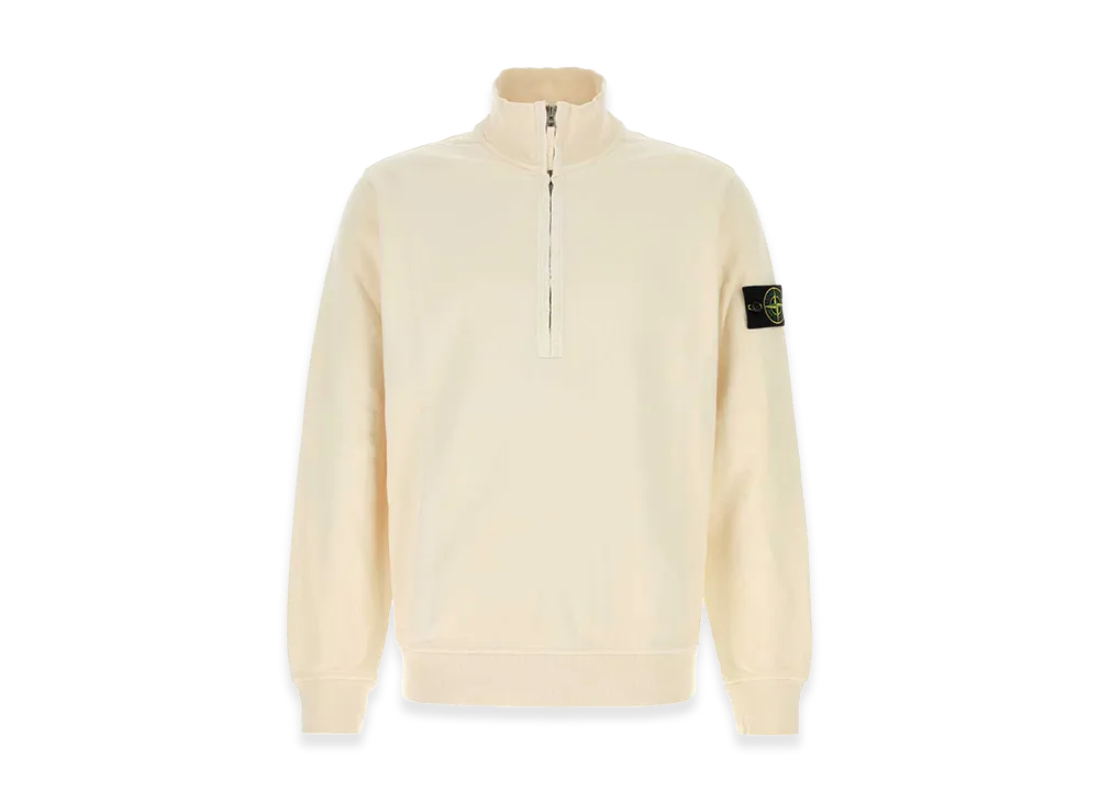 Stone Island Cotton Sweatshirt "White/Ivory"