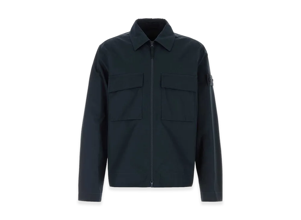 Stone Island Canvas Jacket "Midnight Blue"