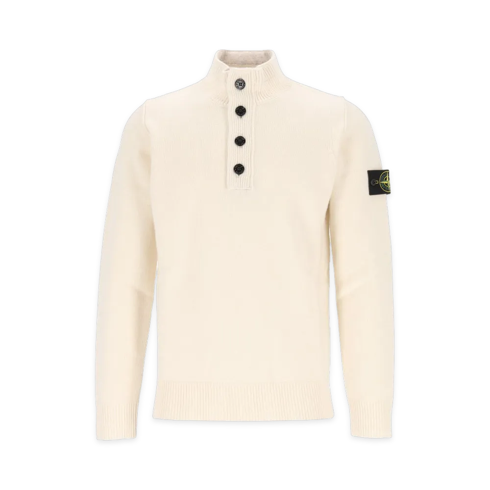 Stone Island Wool Blend Sweater "White"