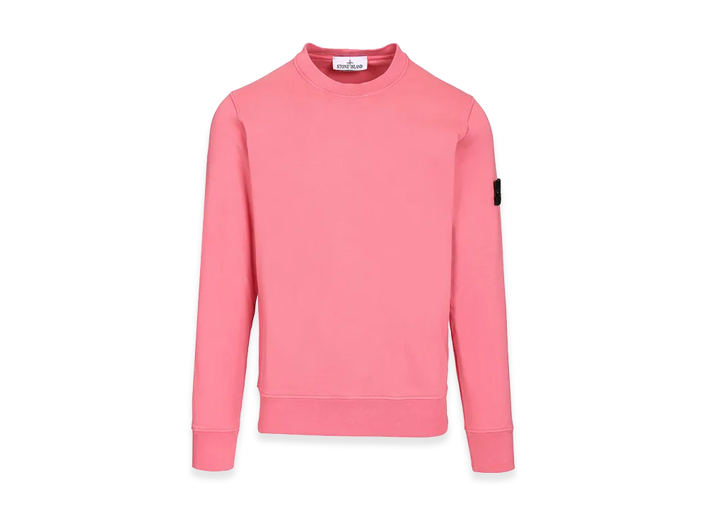 Stone Island Organic Cotton Sweatshirt "Bordeaux"