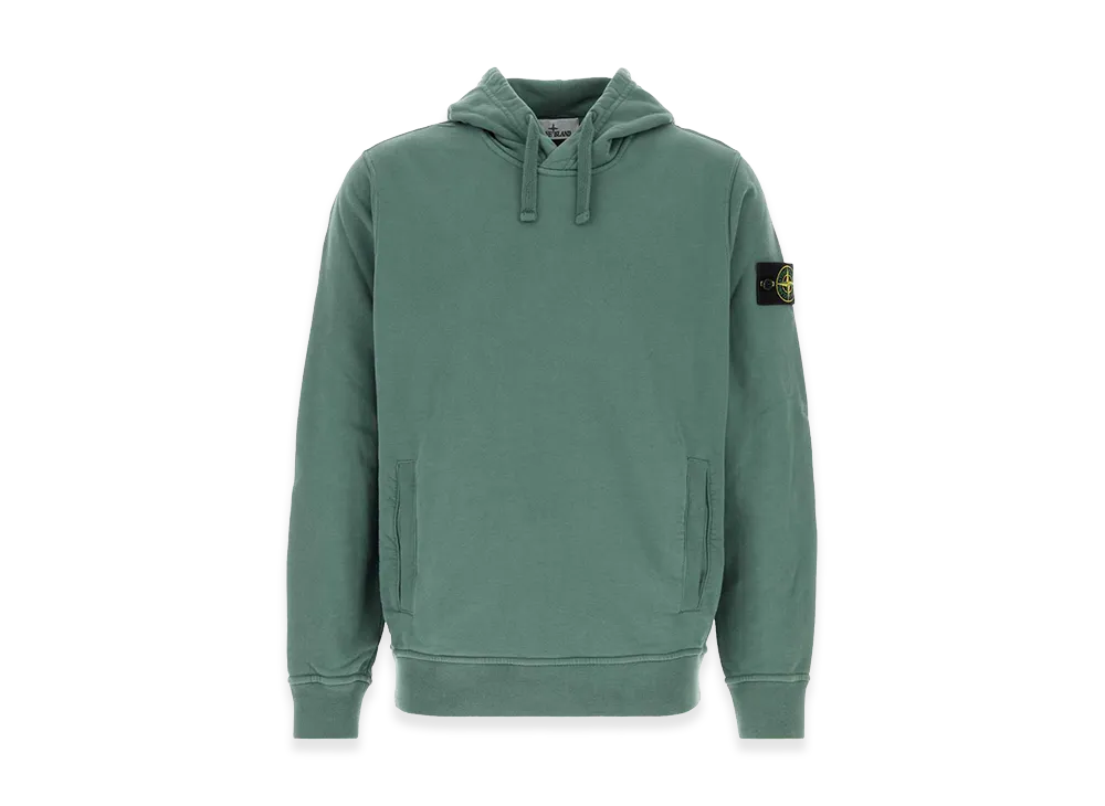 Stone Island badge Hoodie "Green"