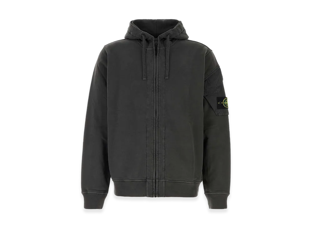 Stone Island Cotton Sweatshirt "Gray/Dark Grey"