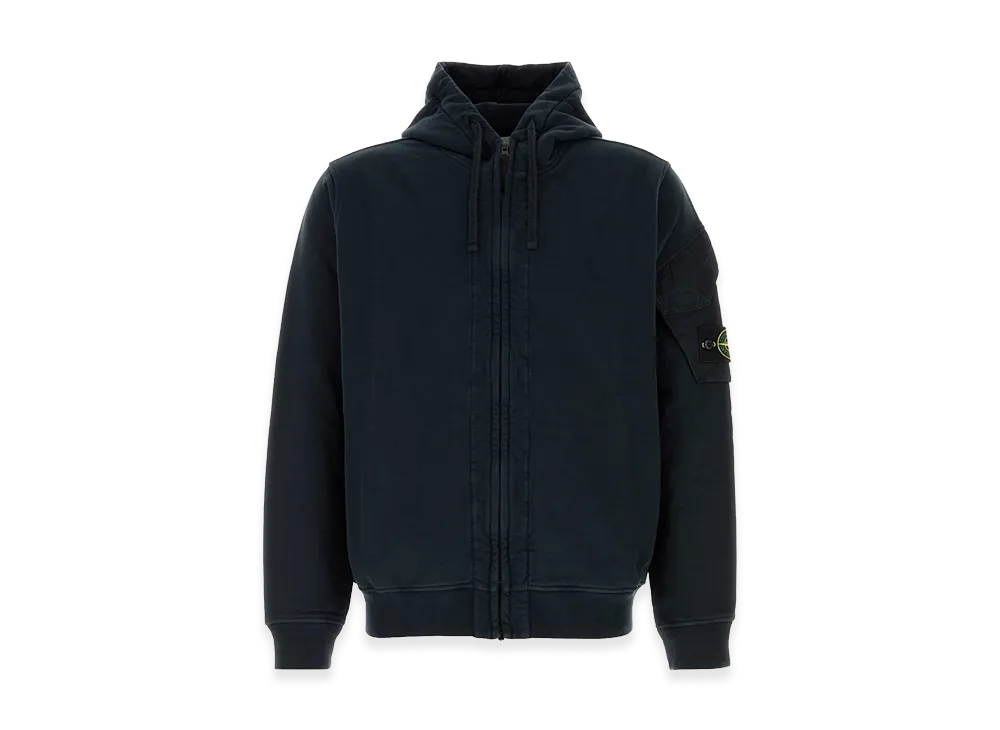 Stone Island Cotton Sweatshirt "Midnight Blue"