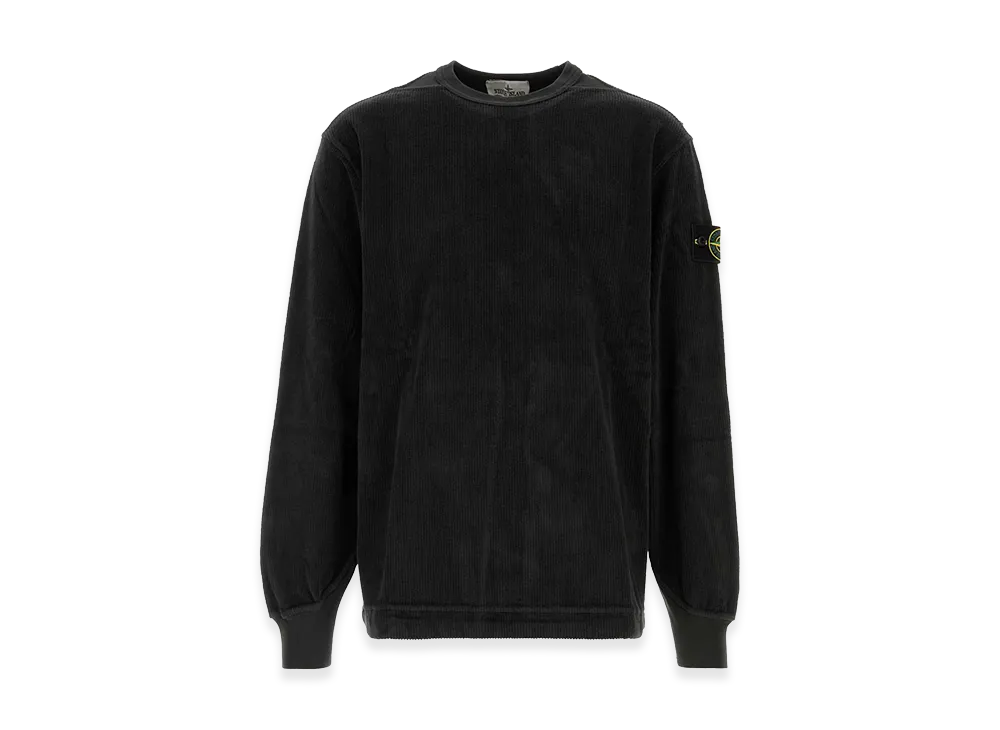 Stone Island Corduroy Sweatshirt "Gray/Charcoal"
