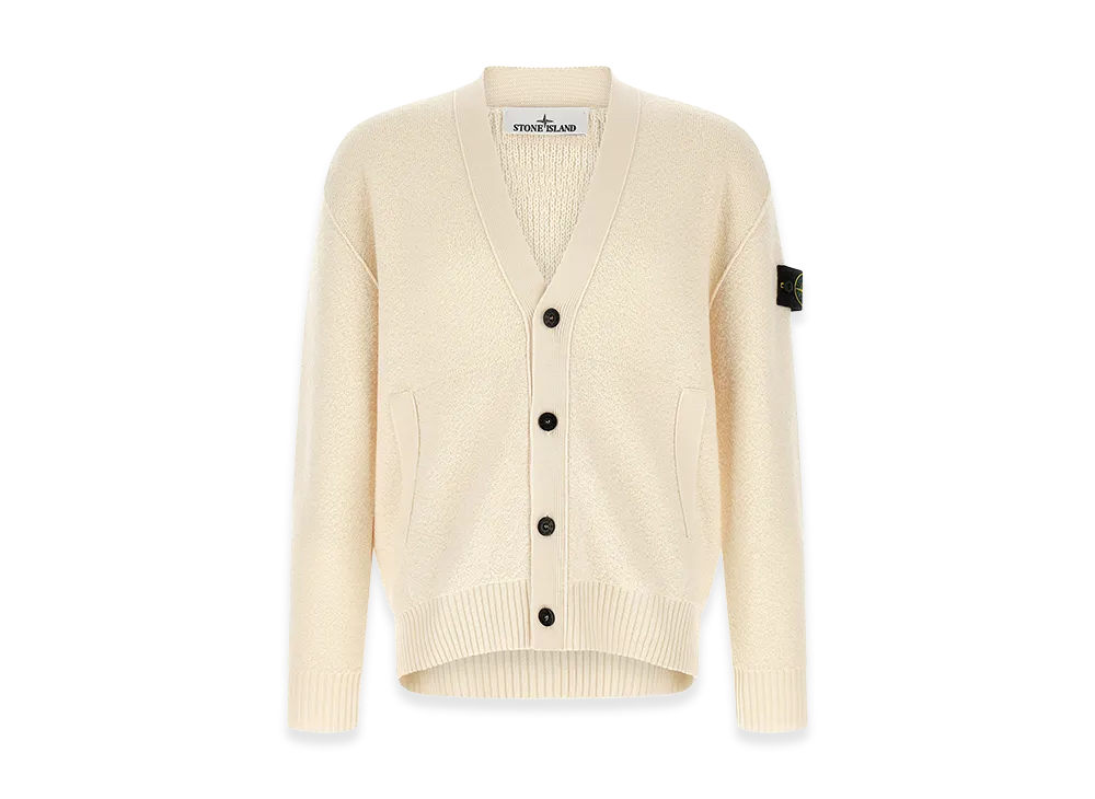 Stone Island Cardigan "White"