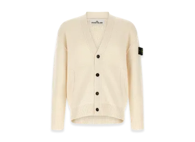 Stone Island Cardigan "White"