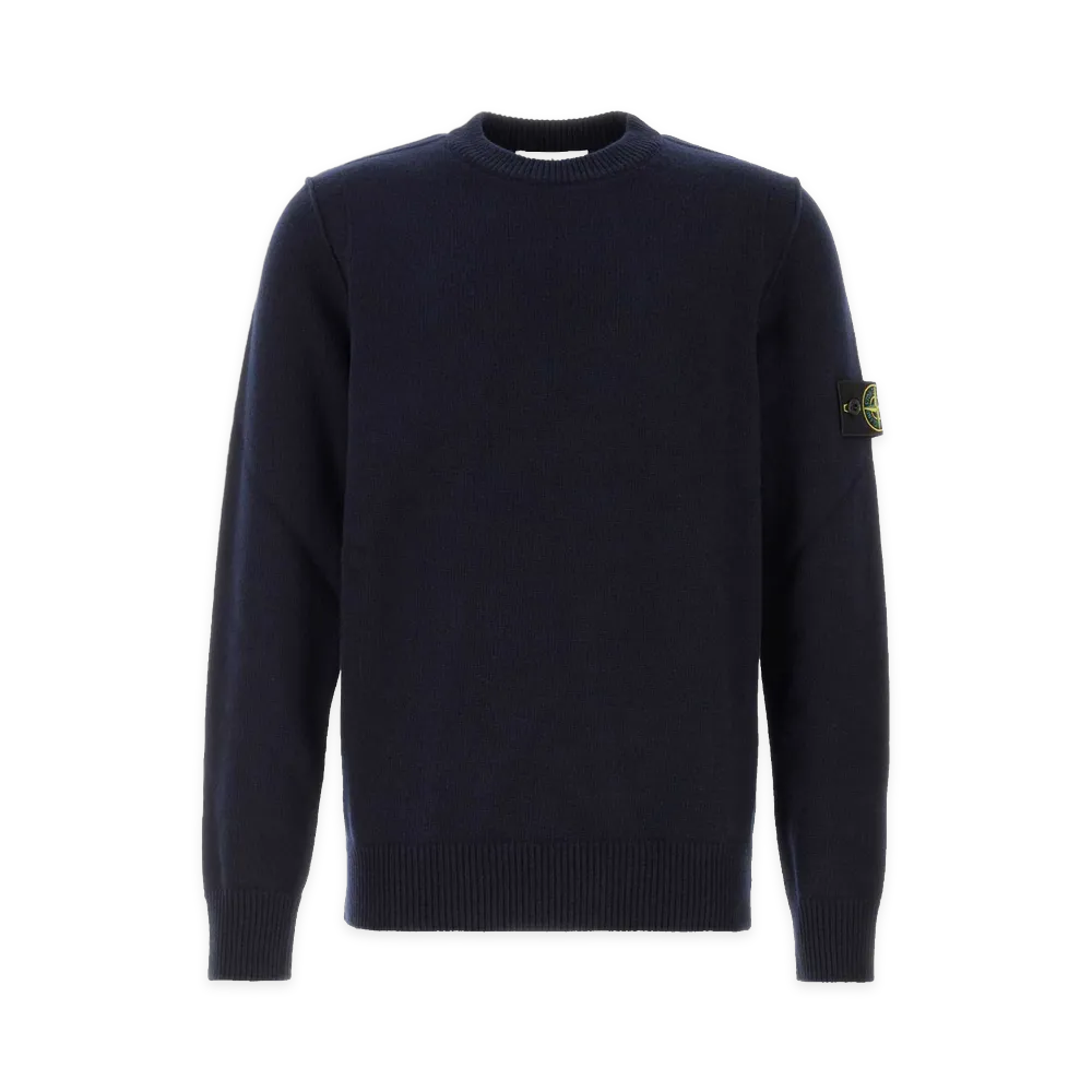 Stone Island Wool Blend Sweater "Midnight Blue"