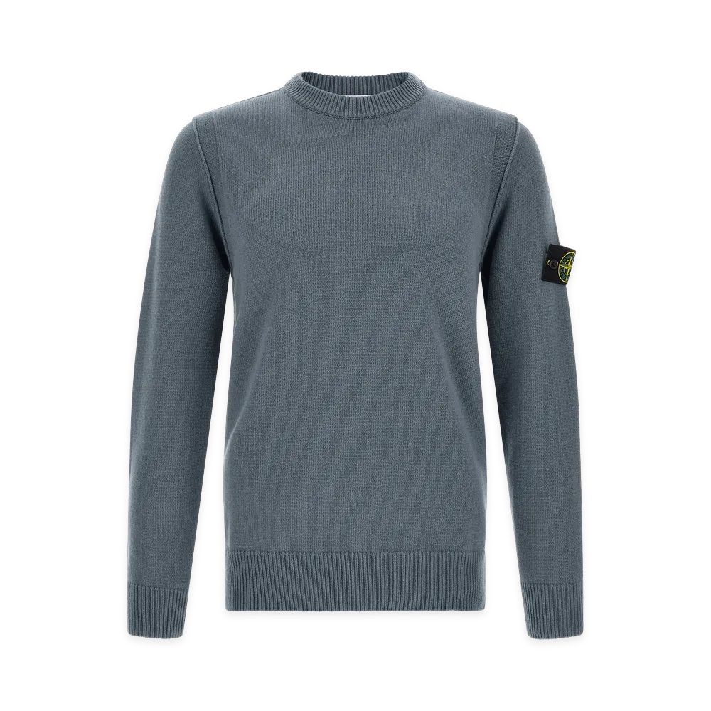 Stone Island Lambswool Crew Neck Sweater "Blue"