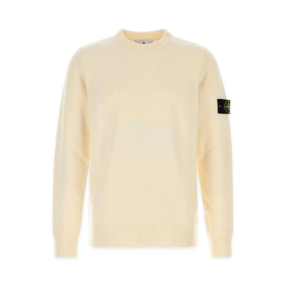 Stone Island Wool Blend Sweater "White/Ivory"