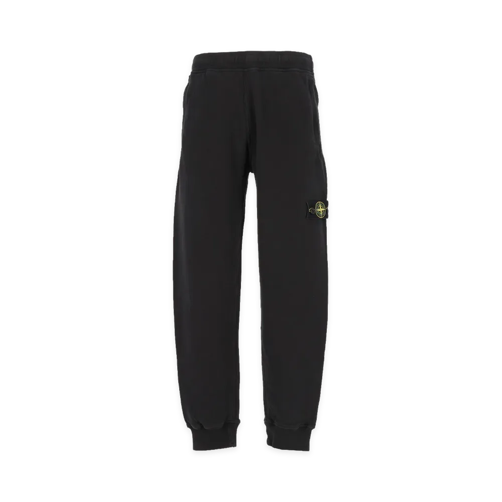 Stone Island Organic Cotton Sweatshirt Joggers "Black"