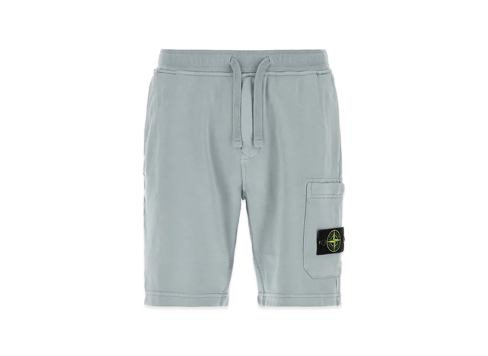 Stone Island Cotton Bermuda Shorts "Light Blue/Pink"