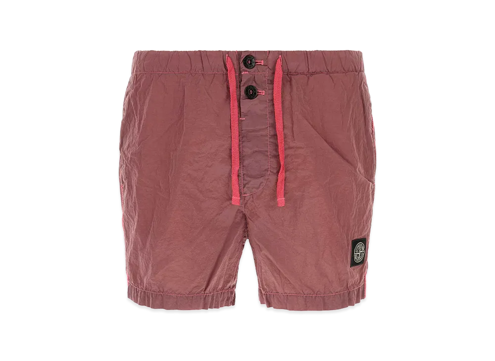 Stone Island Dark Nylon Swimming Shorts "Bordeaux/Pink"