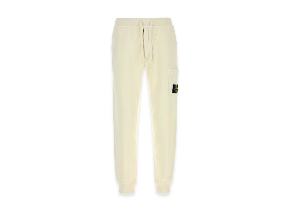Stone Island Cotton Joggers "White/Ivory"