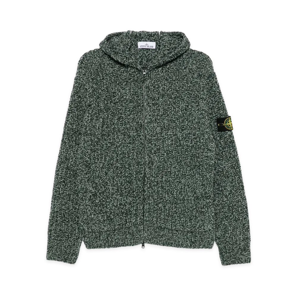 Stone Island Sweaters "Dark Green Melange"