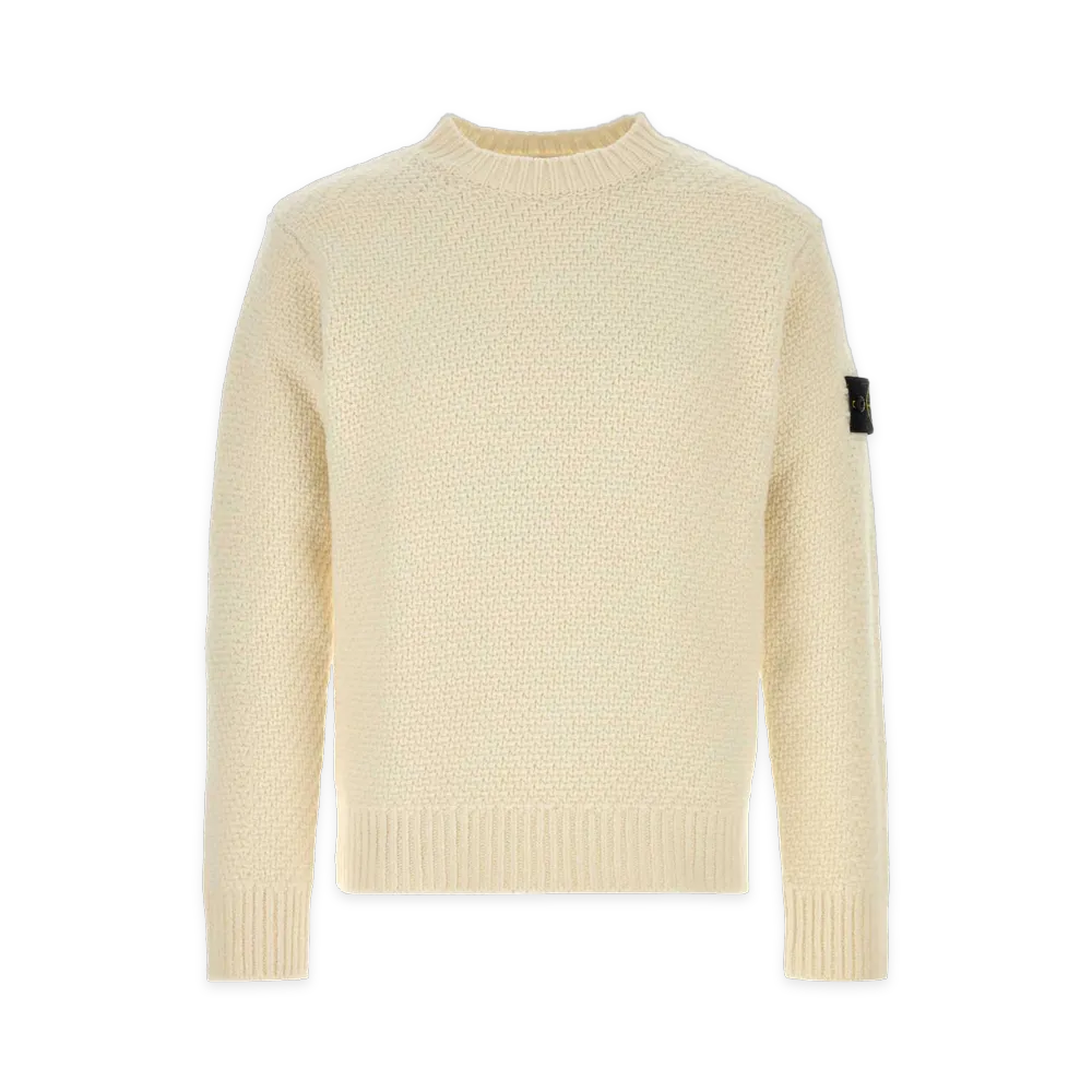 Stone Island Wool Blend Sweater "White"