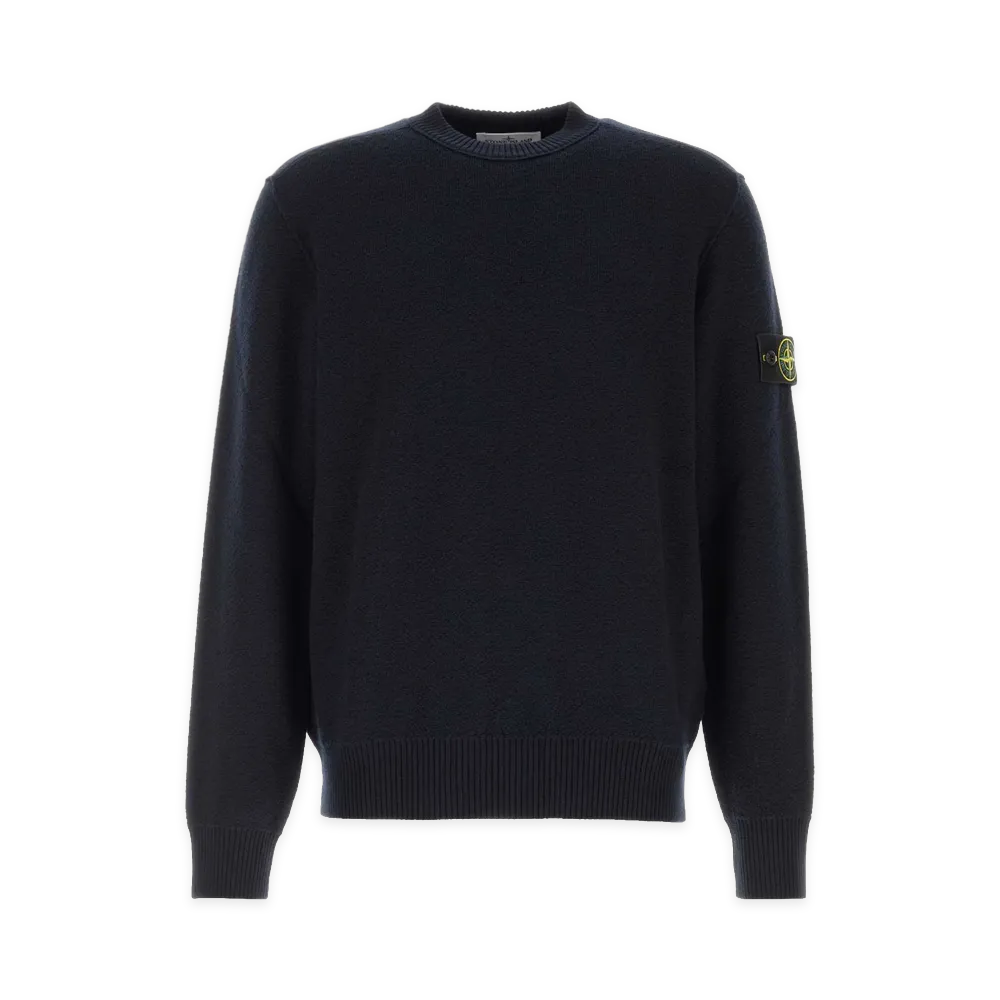 Stone Island Wool Sweater "Midnight Blue"