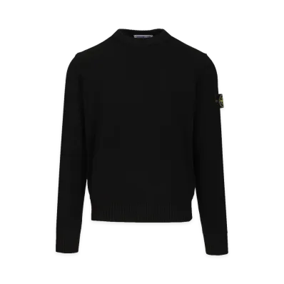 Stone Island Crew Neck Sweater "Black"