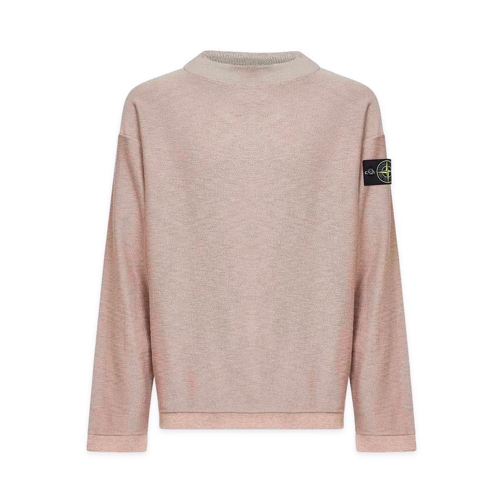 Stone Island Maglione Girocollo A Coste "Beige"