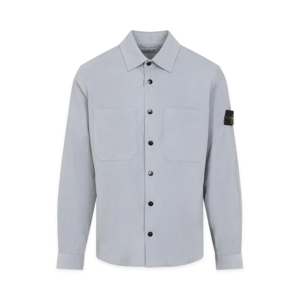 Stone Island Ash Cotton Shirt "Gray"