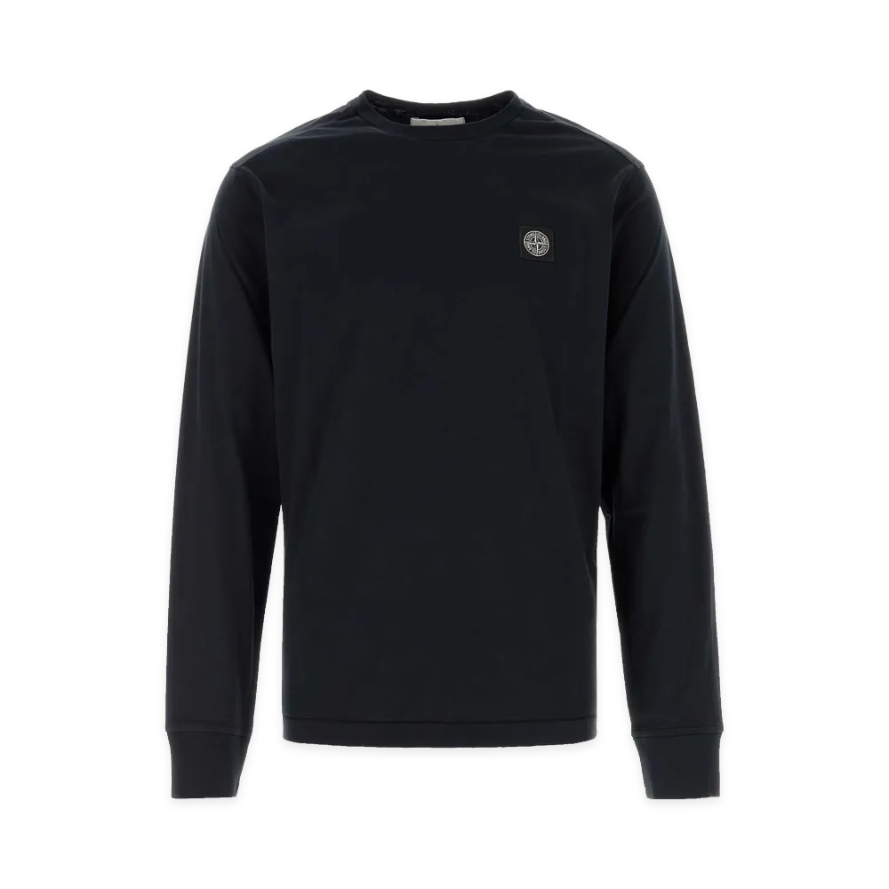 Stone Island Cotton T-Shirt "Midnight Blue"