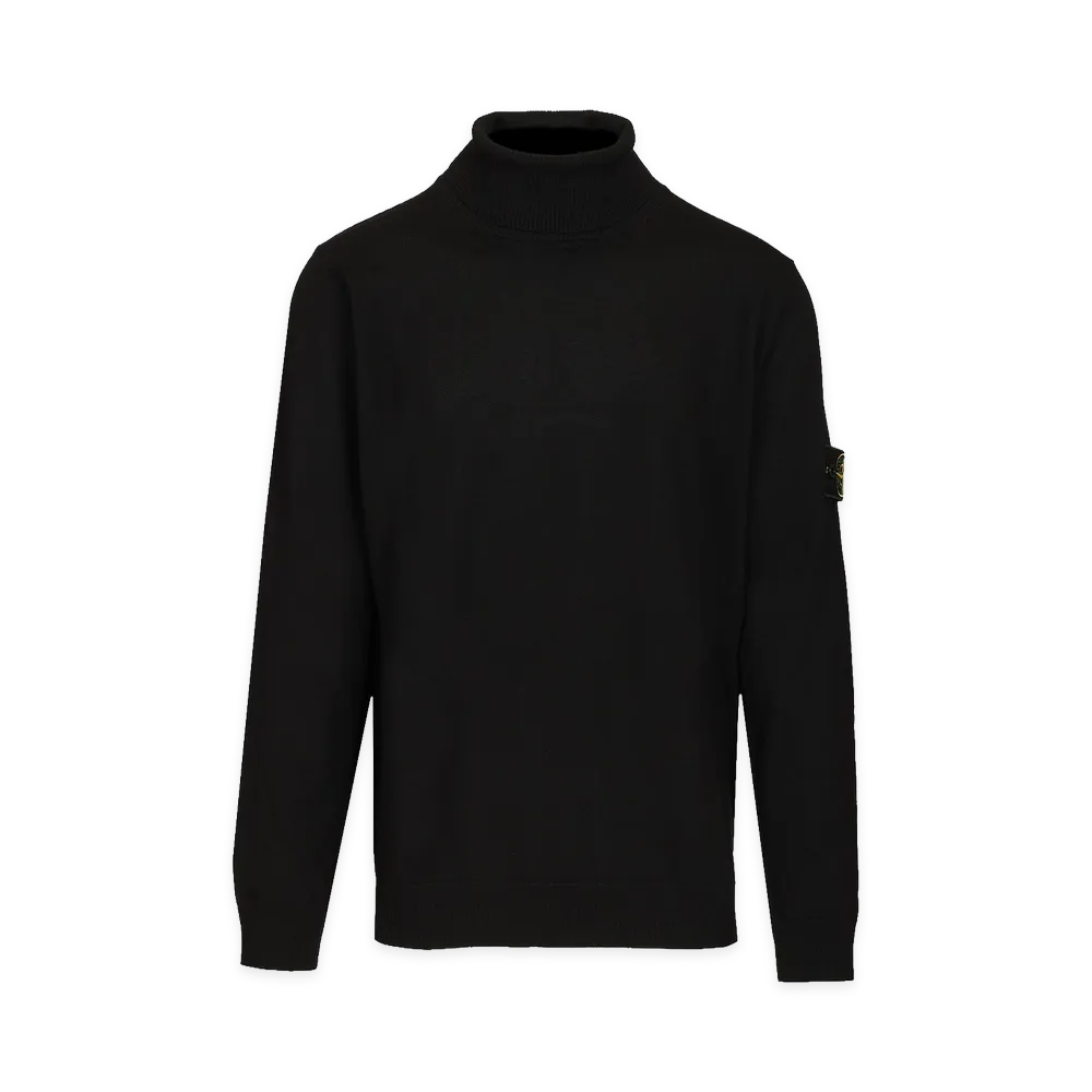 Stone Island Turtleneck Sweater "Black"