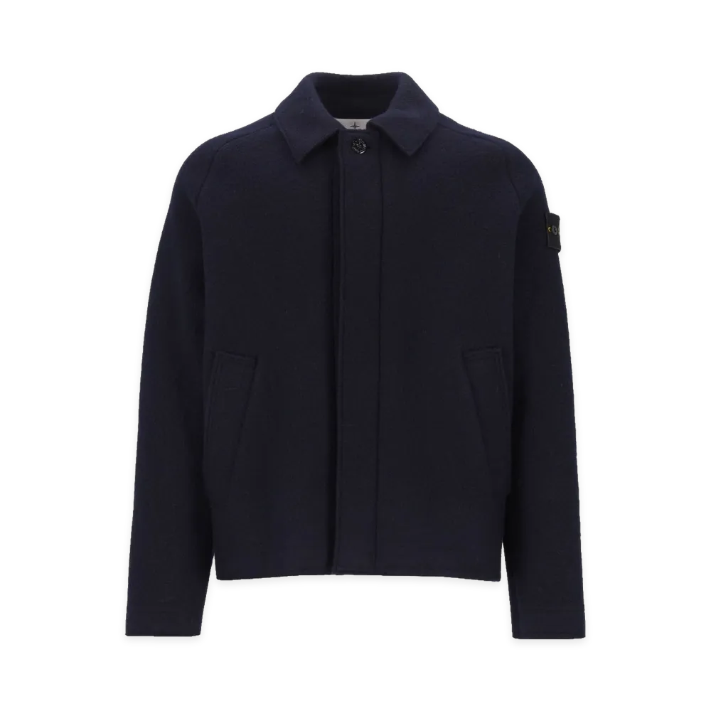 Stone Island Cloth Jacket "Blue"