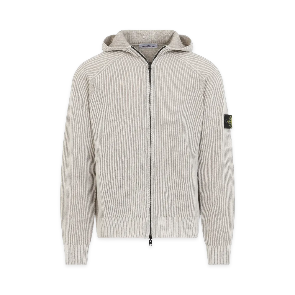 Stone Island Knit Hoodie "White/Ivory"