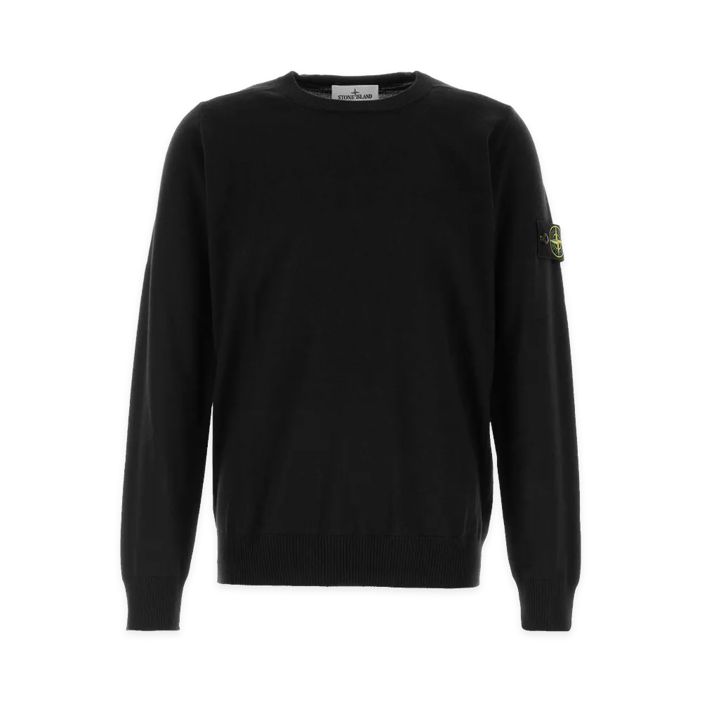 Stone Island Wool Sweater "Black"
