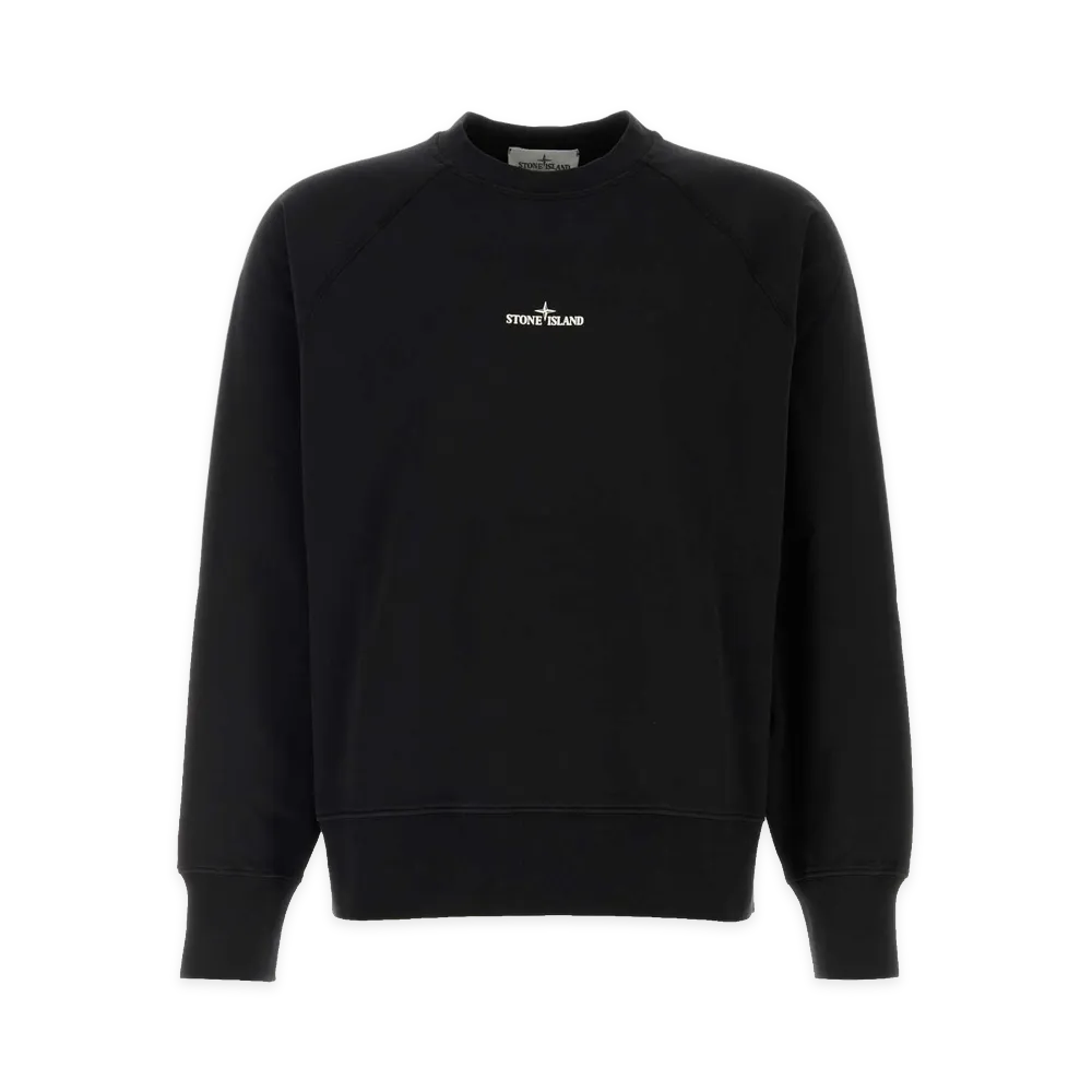 Stone Island Cotton Sweatshirt "Black"