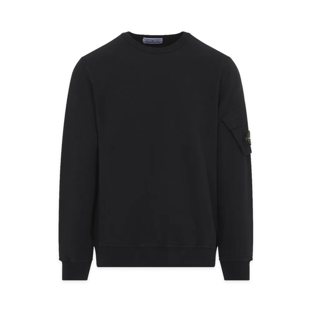 Stone Island Cotton Sweatshirt "Black"