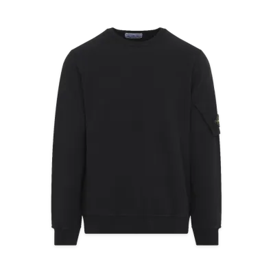 Stone Island Cotton Sweatshirt "Black"