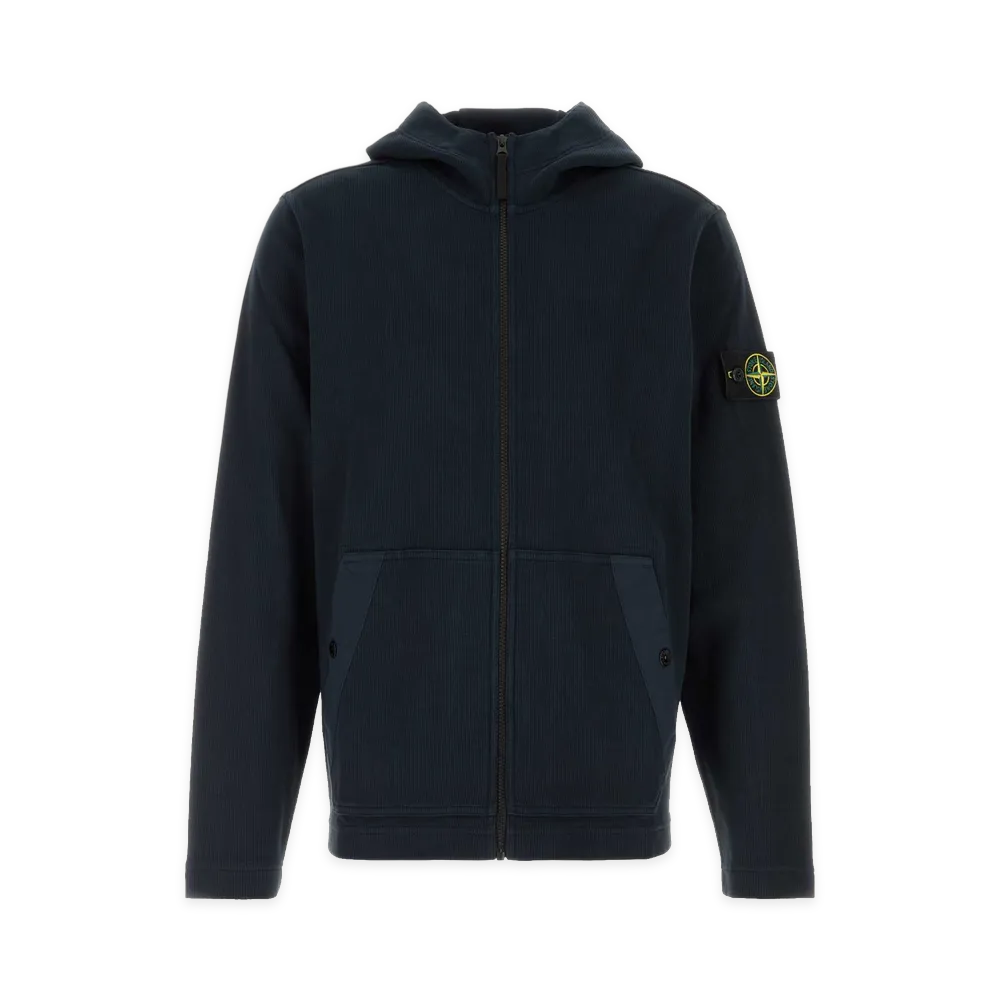 Stone Island Cotton Sweatshirt "Navy Blue"