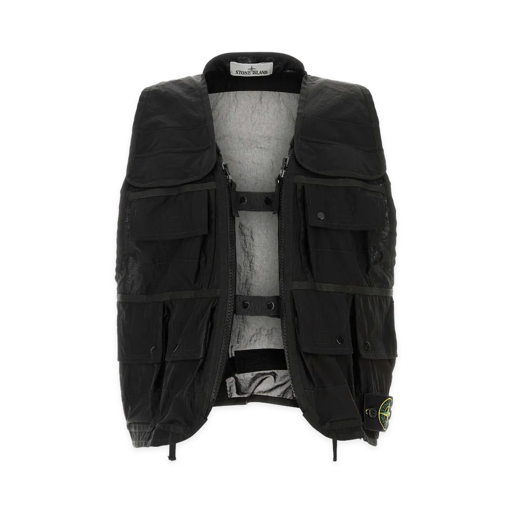 Stone Island Nylon Vest "Black"