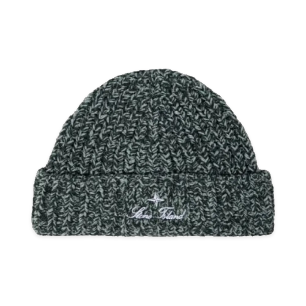 Stone Island Hats "Dark Green Melange"